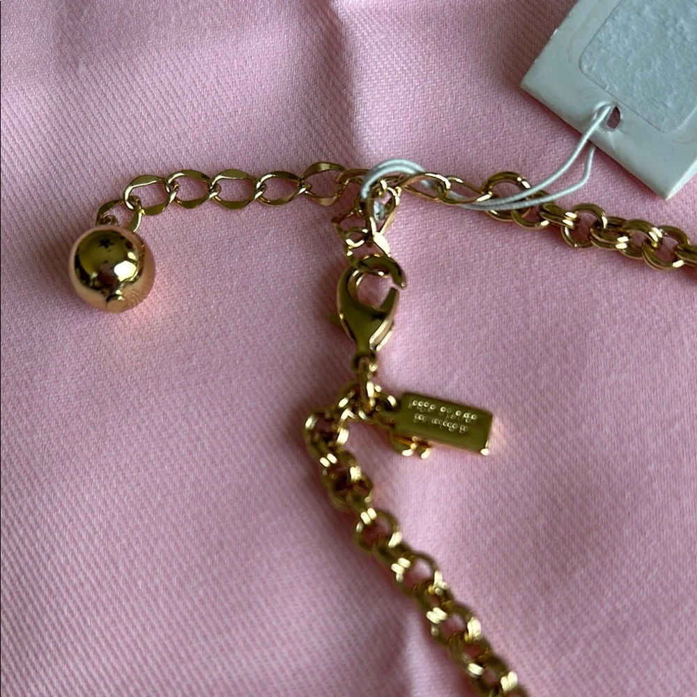 Kate Spade Black and Gold Statement Necklace